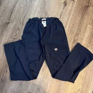 Koi tech cargo pocket scrub pants. Navy size small